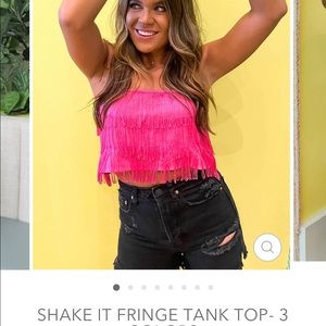 Shake it fringe top